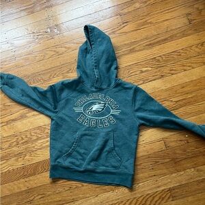 NFL Eagles Dark Green Hoodie-kids 6/7